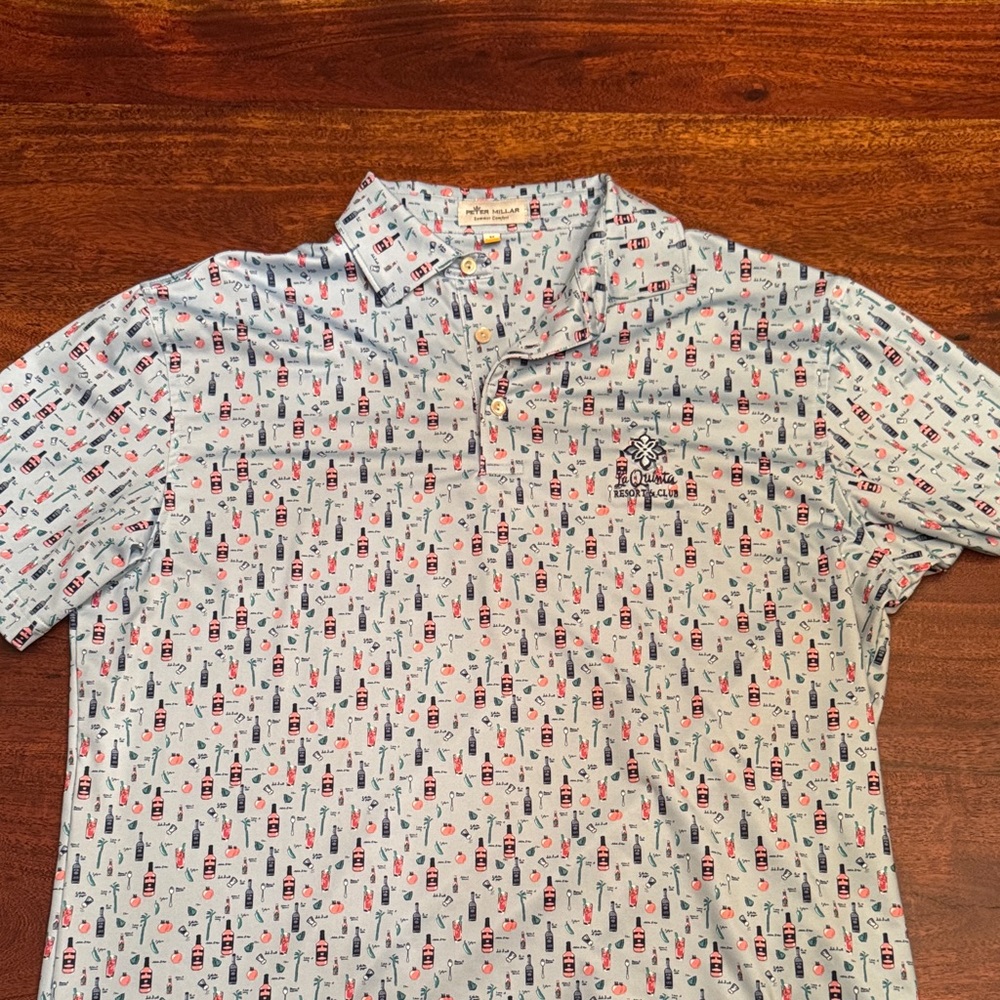 Men's Peter Millar - Summer Comfort Bloody Mary Polo Shirt (M)
